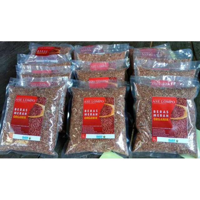 

beras merah ase lompo