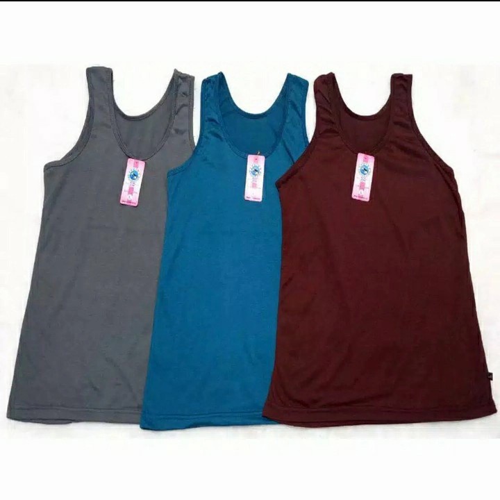 Tank top wanita | tank top tali besar katun PHG - L-XL