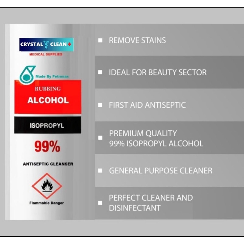 CAIRAN ALKOHOL 5L MEDIS ISOPROPYL IPA 99% BY PETRONAS