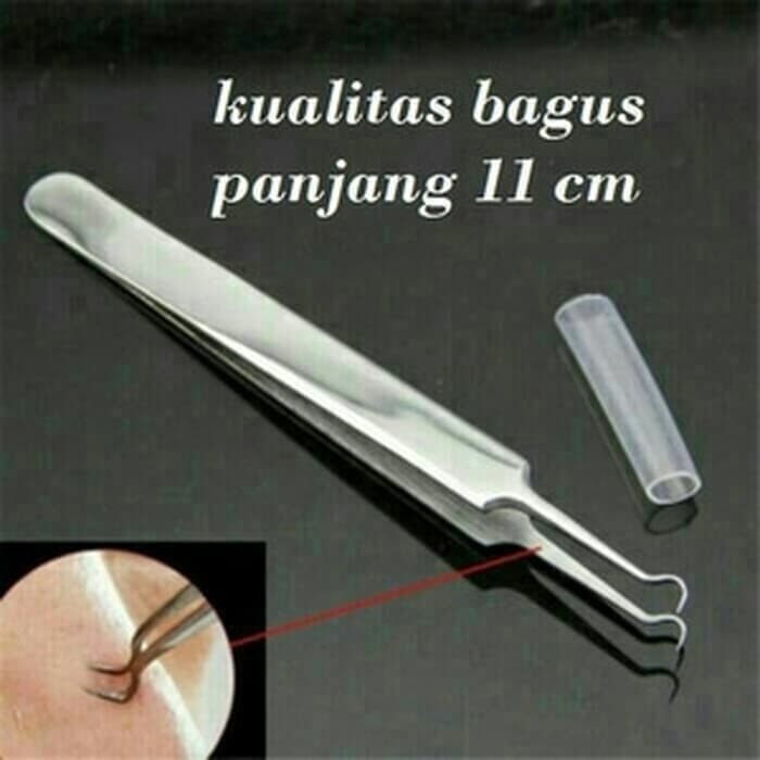 Pinset Penjepit Komedo / Blackhead Tweezer Stainless Steel