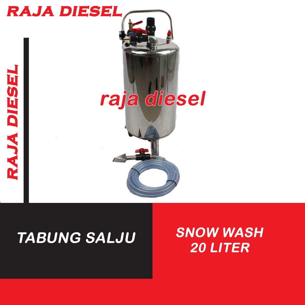TABUNG SALJU SNOW WASH 20 LITER CUCI MOTOR DAN MOBIL 20 LITER