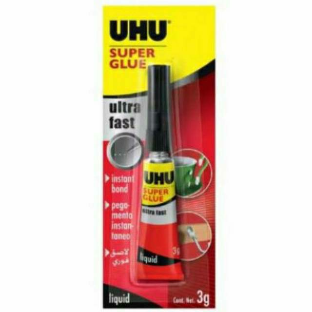 

UHU Super Glue 3gr / Lem cair / Super glue