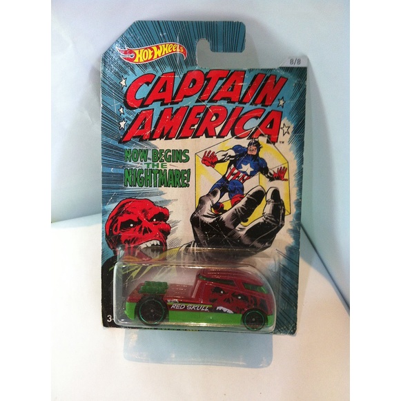 Hot Wheels. 2016 Captain America 75th Anniversary Series - 8. Qombee. Red Skull Walmart by MATTEL 20