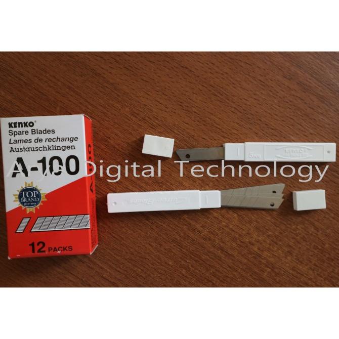

Isi Cutter kecil A 100 Kenko Refill Kater Cuter Spare Blades Murah Ori