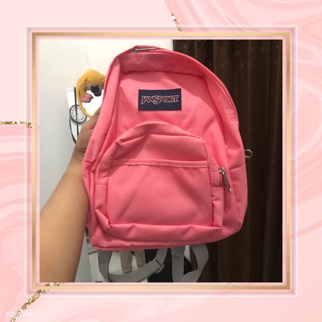 strawberry pink jansport