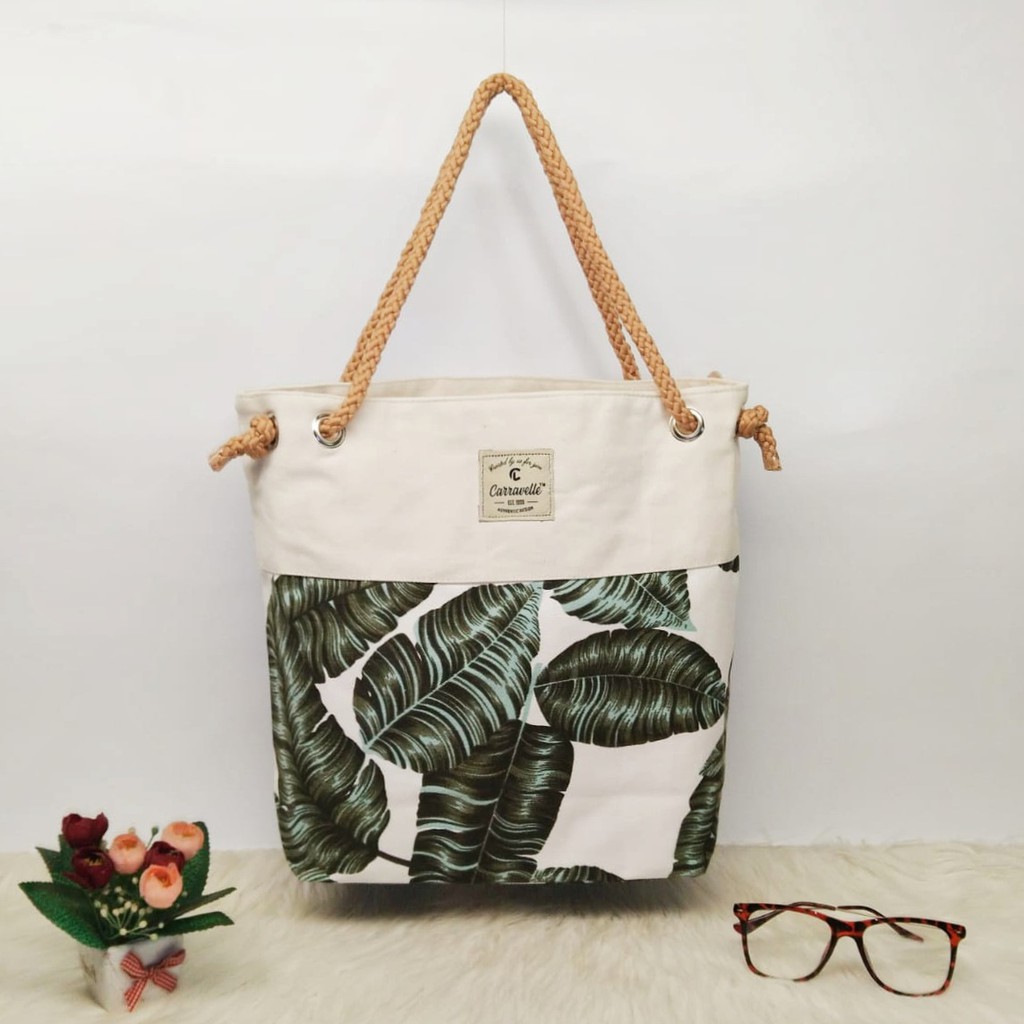 TOTE BAG KANVAS TALI SUMBU MOTIF/TAS CANVAS TALI SUMBU UTK TAS KULIAH/TAS BELANJA BISA CUSTOM SABLON