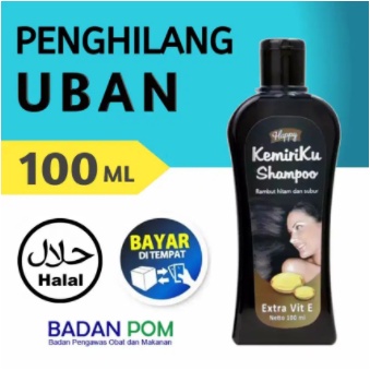 [SHAMPO] PENGHITAM RAMBUT , HAPPY KEMIRIKU SHAMPOO / SAMPO / Shampo kemiri happy ORIGINAL SHAMPO KEM