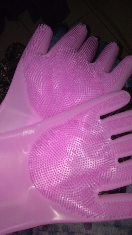 Sarung Tangan Cuci Piring Korea / Glove Silicon Cuci Piring Serbaguna