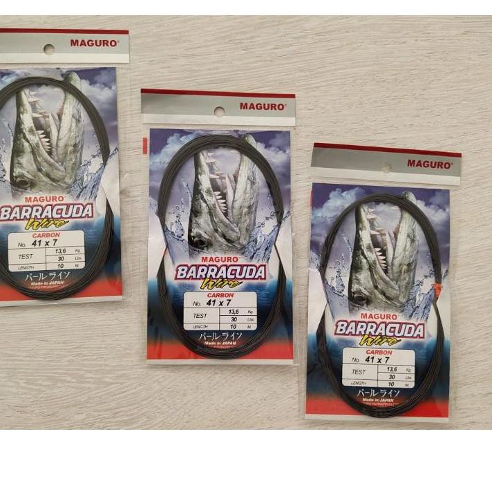 Q8R« Wire kawat neklin maguro barracuda pilih ukuran Indonesia Memancing Ready✅