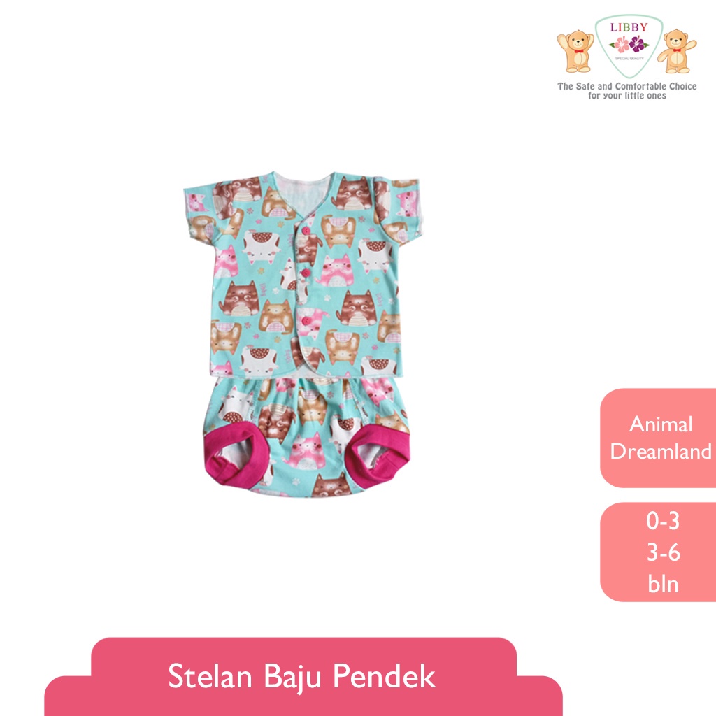 Libby Setelan pendek celana Pop Libby Baju bayi Journey To Safari Summer Holiday