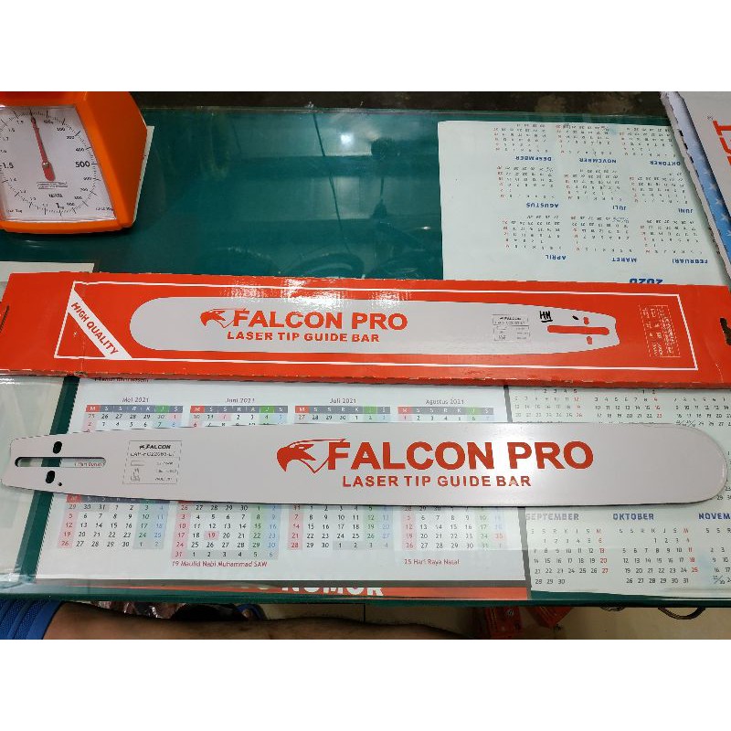 Guide Bar Laser Tip Chainsaw Mini 5200 5800 merk Falcon Pro 22"