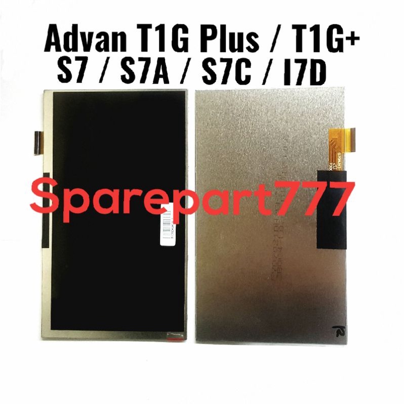 LCD Tablet Tab Advan T1G plus - S7 - S7A - S7C - i7D - T1Gplus