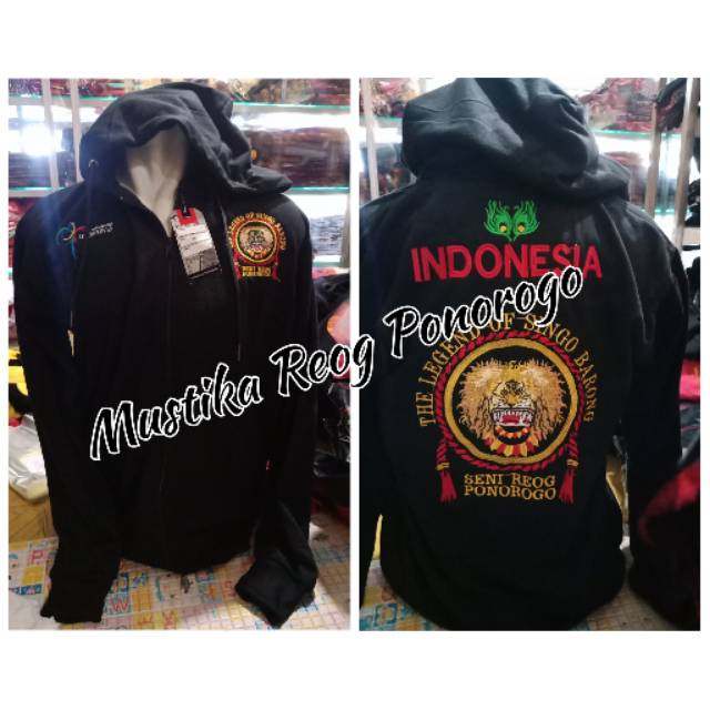 Jaket/jemper/jaket bordir/jemper bordir/jaket reog/jemper reog