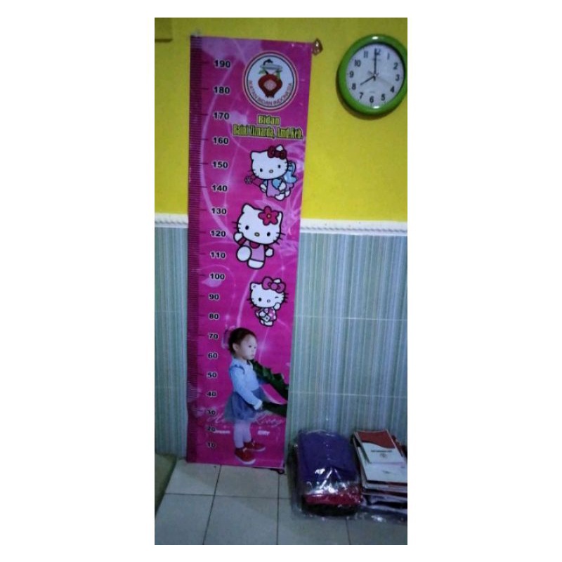 alat ukur tinggi badan karakter