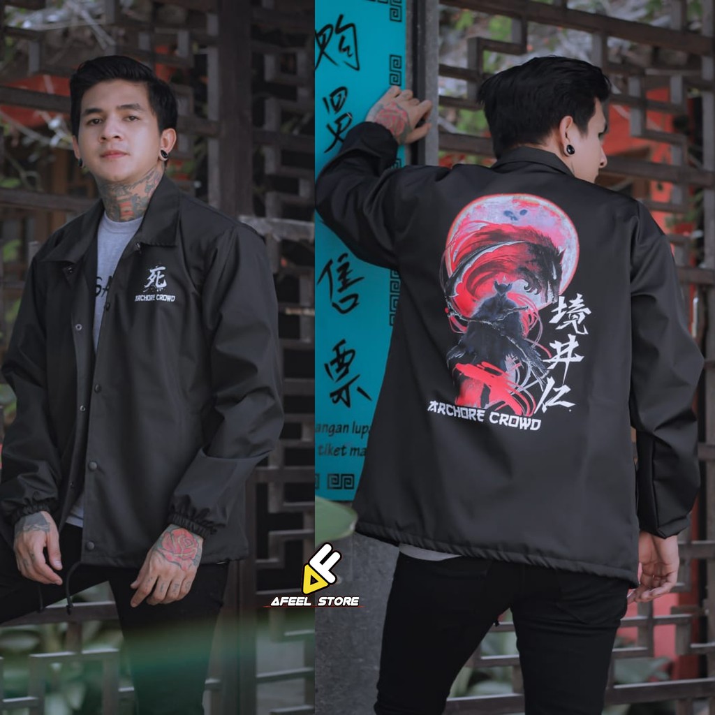 JAKET COACH PRIA NEW LINE YELLOW SALVIO HEXIA - JACKET WINBREAKER PARASUT COWOK-AF08