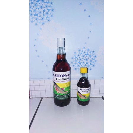 

Kecap ikan merek Saiton besar/kecil