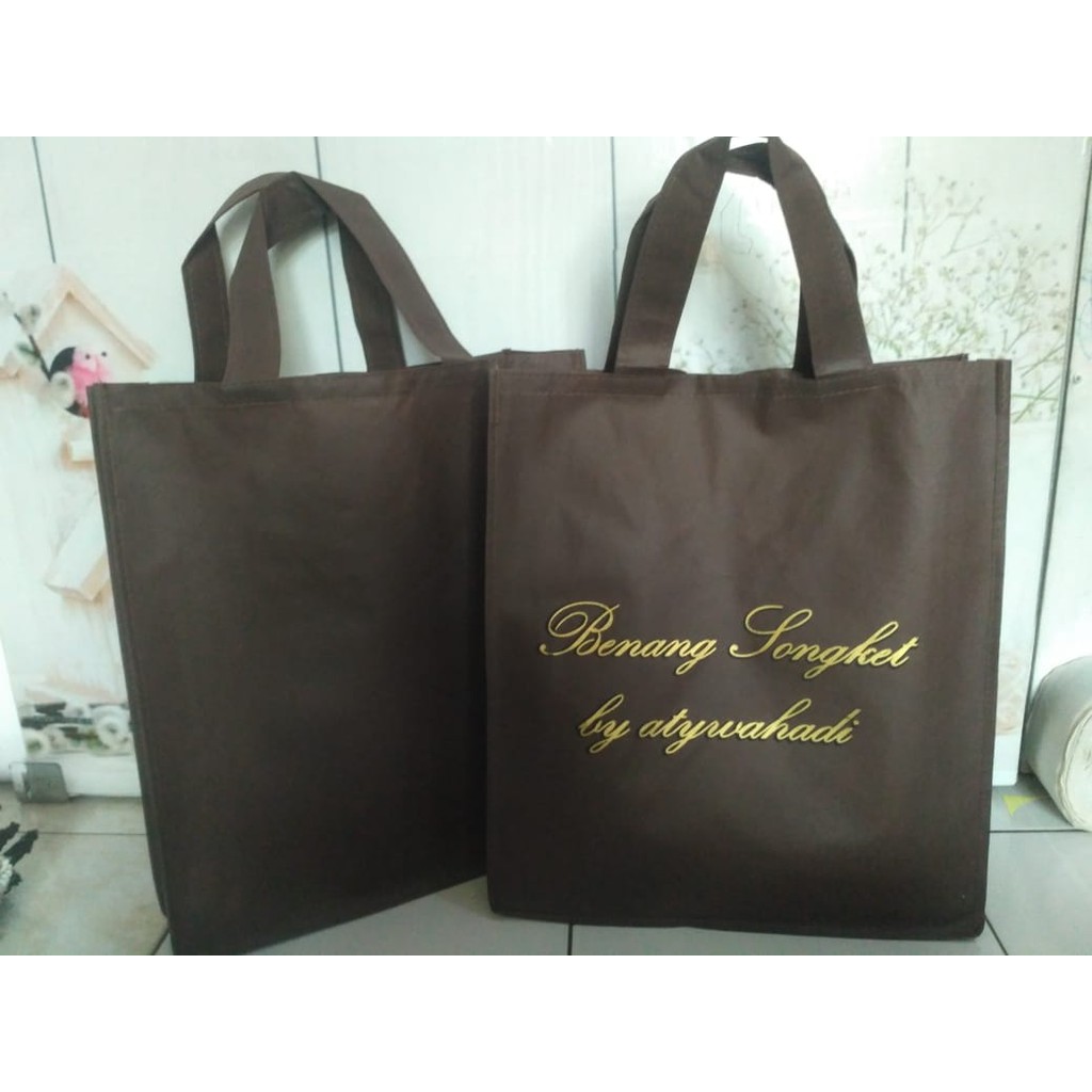 

[50x40 lebar 10] Tas Spunbond Dus Kue Besar Free Sablon 1 Warna