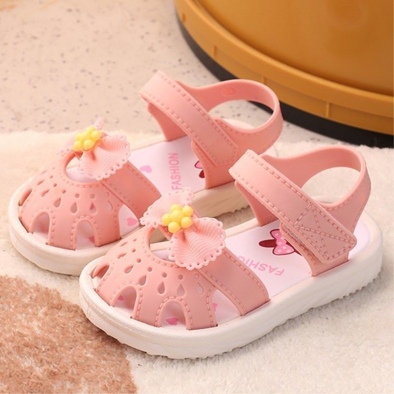 Medan Termurah KD043 Sandal anak perempuan import Size 21-30/Sendal tali pita import