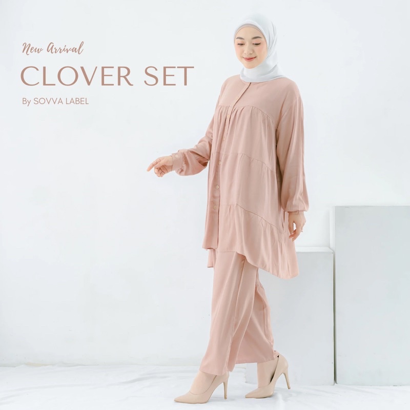 Sovva Label - Oversized Clover Set Pajamas