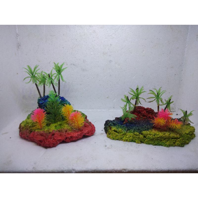 asesoris aquarium 2 pcs