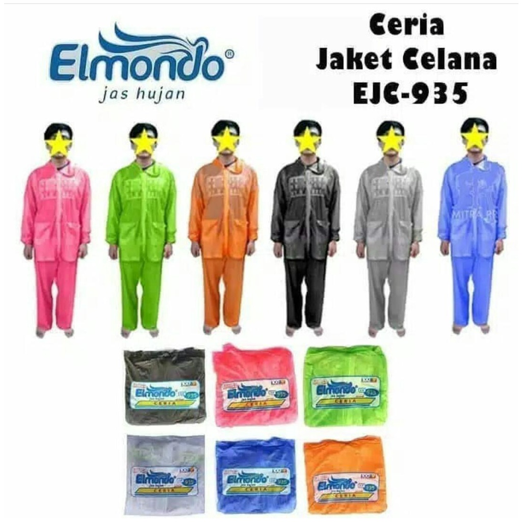 Jas Hujan Elmondo Ceria