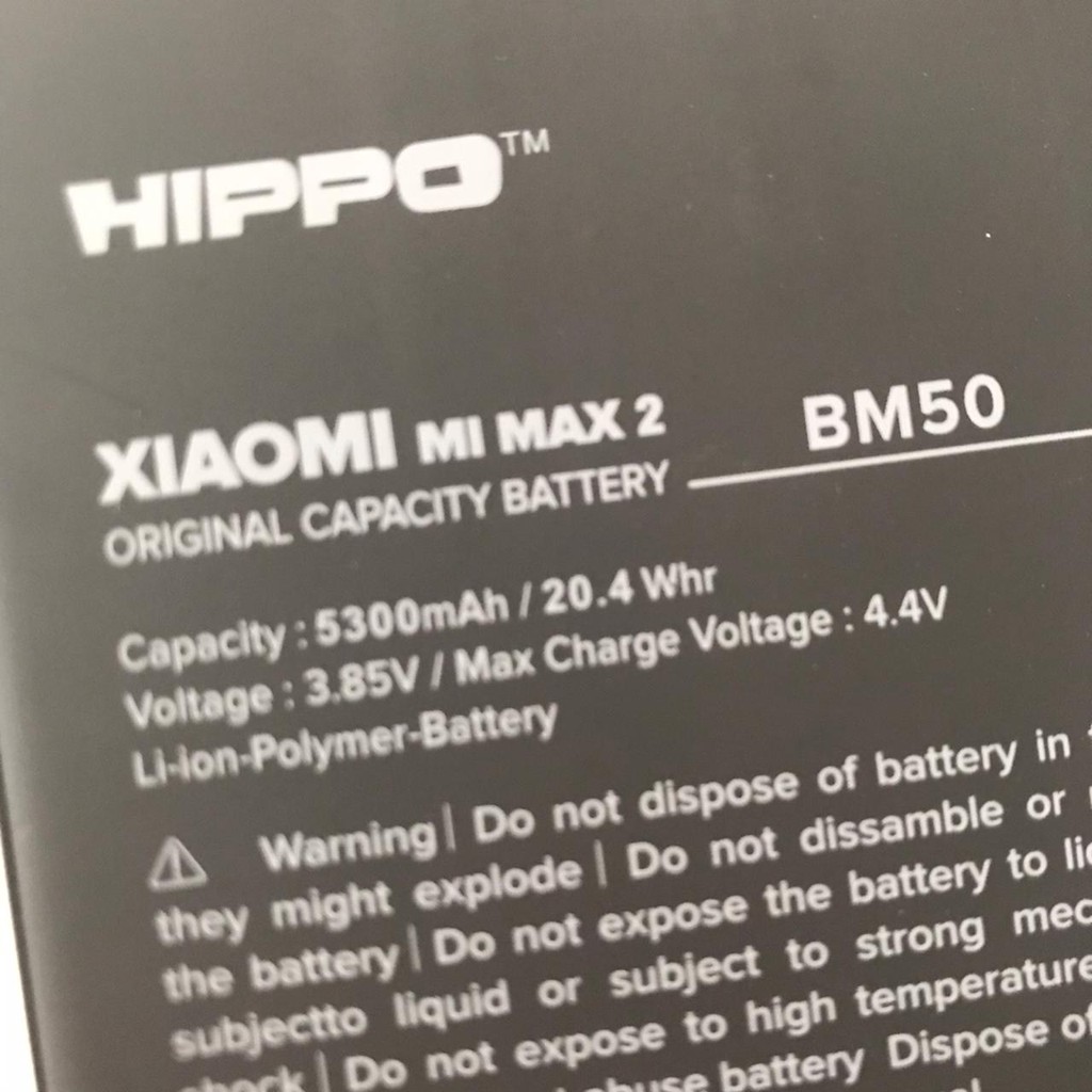 Baterai Xiaomi Mi Max 2 HIPPO BM50