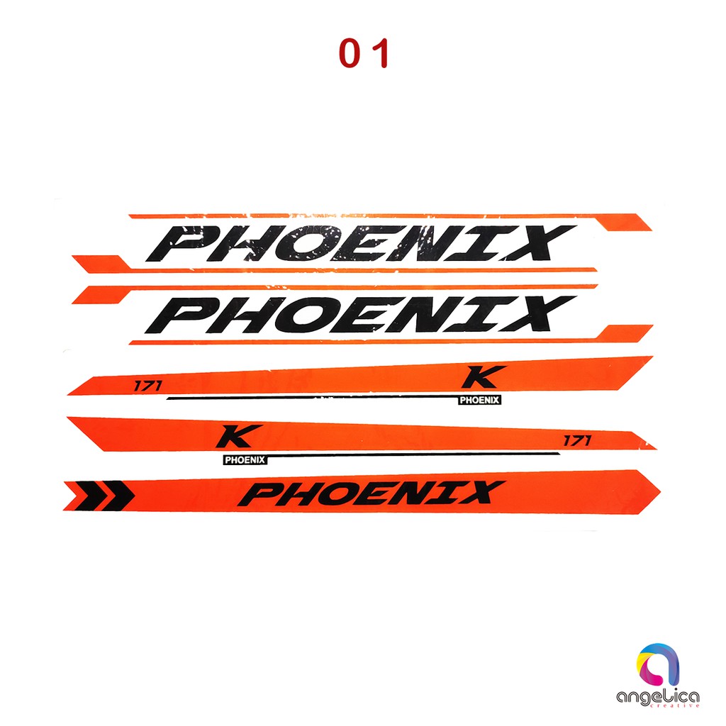 Stiker Sepeda Phoenix & Mini Trex