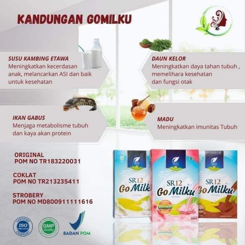 

GOMILKU SR12 / GOMILK KU SUSU KAMBING HERBAL / SUKAM ORIGINAL ASLI / SUSU KAMBING ETAWA