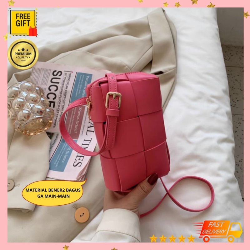TAS SELEMPANG SLEMPANG LEMPANG SREMPANG DOMPET HP DAN UANG KECIL REMAJA WANITA CEWEK KEKINIAN IMPORT