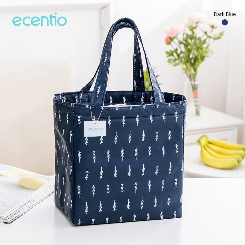 ecentio Tas Bekal/tas bekal lunch bag/Alumunium Foil /Tote bag Waterproof Big tas lunch