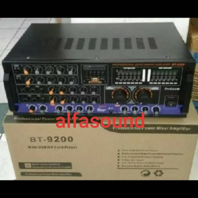 Power Mixer Amplifier Violence 4 Channel BT-9200  BT 9200 BT9200