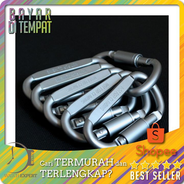 TERLARIS Quickdraw Carabiner Aluminium / Gantungan Tas - LIXADA AT7600