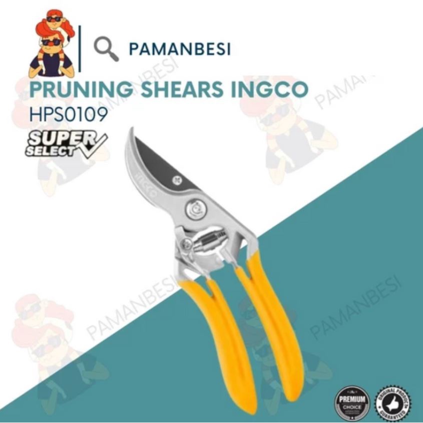 INGCO GUNTING DAHAN PRUNING SHEARS GUNTING KEBUN GUNTING POHON HPS0109