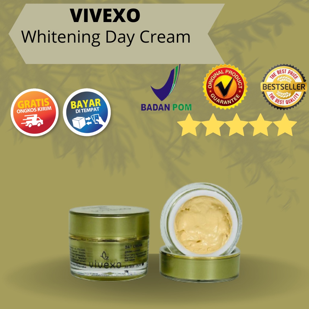 VIVEXO MORNING CREAM GLOWING / WHITENING CREAM / ORIGINAL 100% BPOM / AMAN UNTUK BUSUI