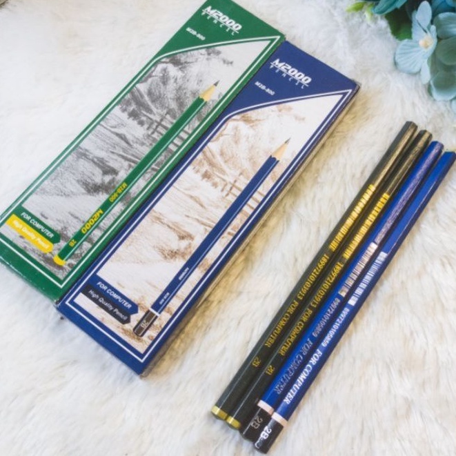 

(12PCS) PENSIL 2B M2000 FOR COMPUTER WARNA GROSIR