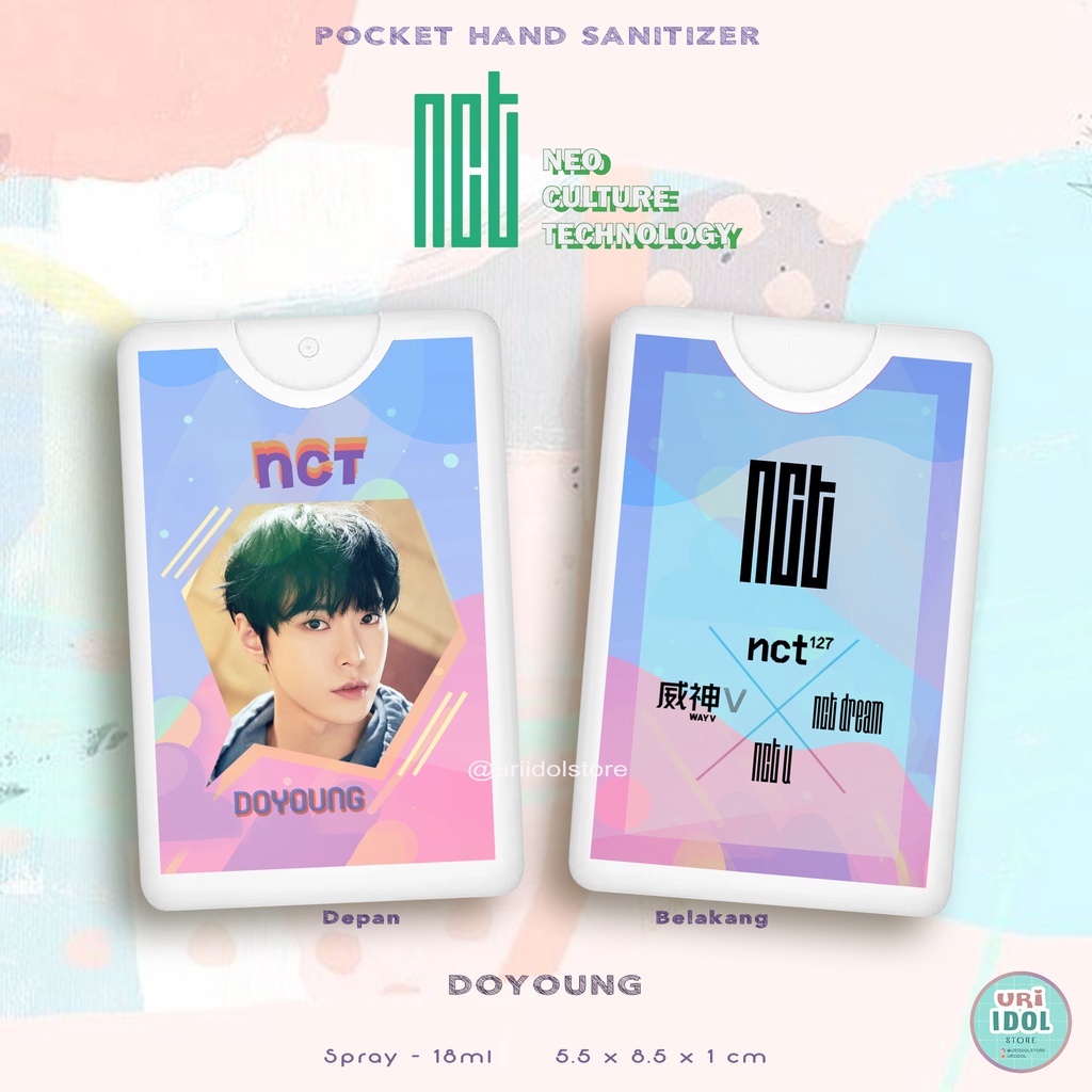 NCT HAND SANITIZER - NCT - NCT 127 - NCT DREAM - WAYV - POCKET HAND SANITIZER - HAND SANITIZER KPOP