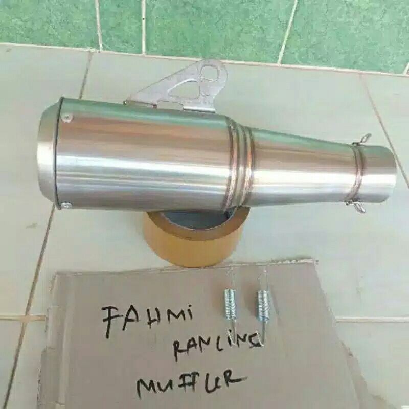 silencer knalpot GTX polosan stainless silencer knalpot only inlet 50 no brand