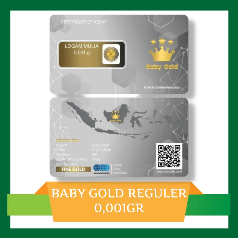 Baby Gold 0,001gr emas 24k