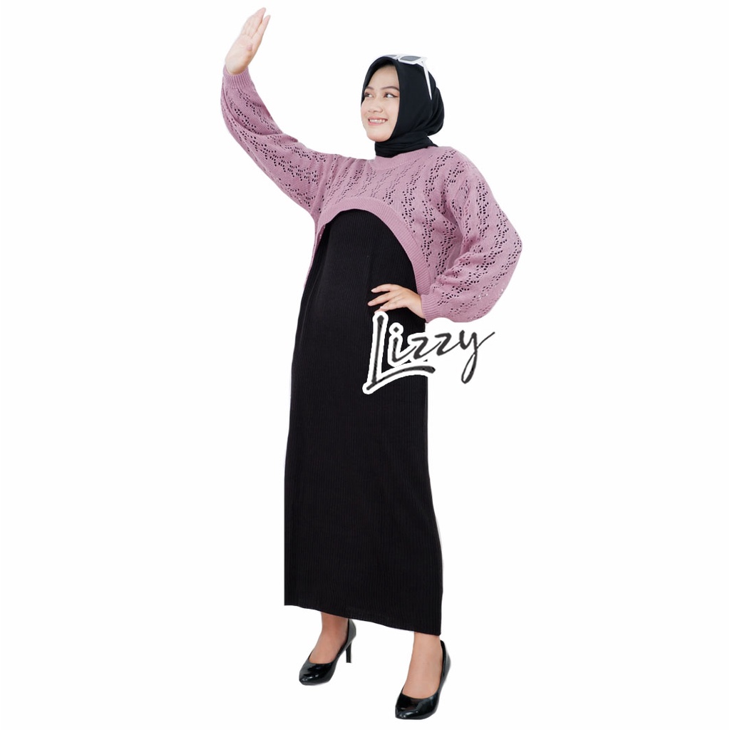 Lizzy - ONE SET FREYA PREMIUM-Black - Mauve