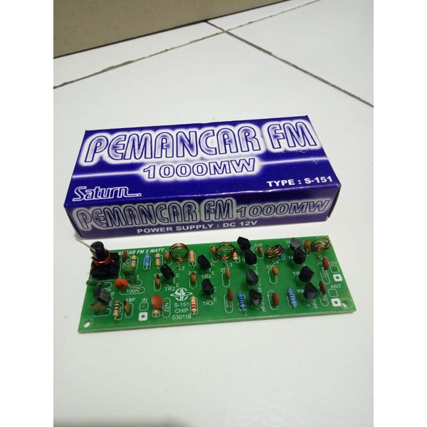Pemancar FM 1000mw saturn $151