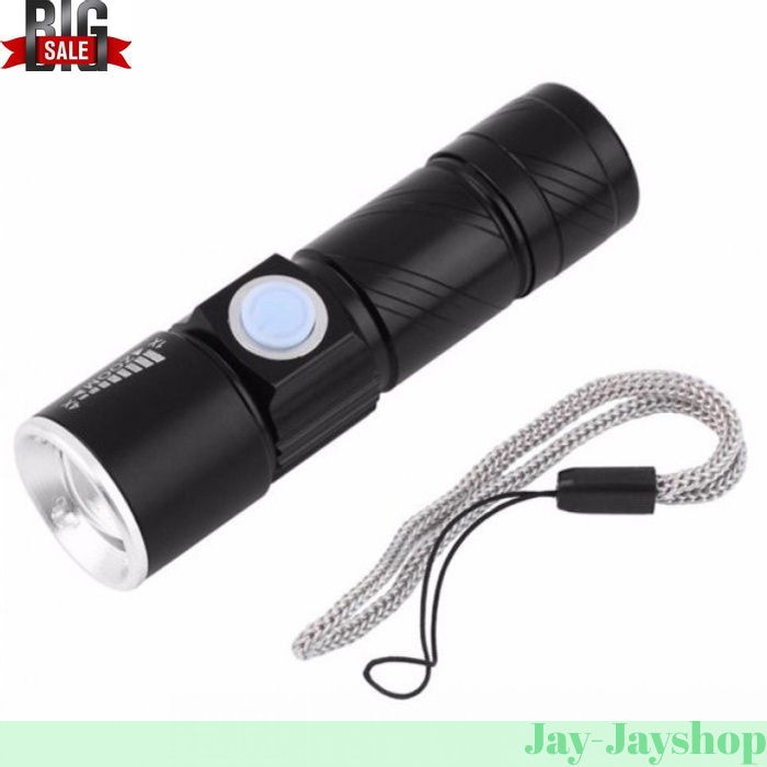 Senter LED Mini USB Rechargeable Q5 LED 2000 Lumens LARIS