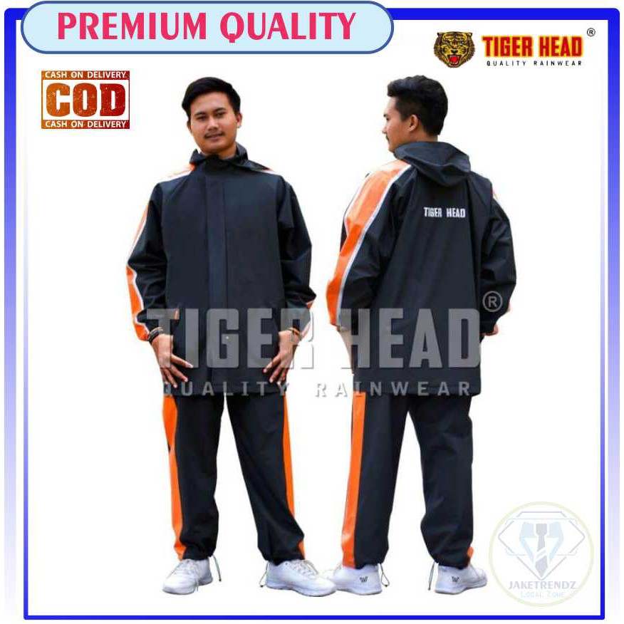 Jas Hujan Stelan Tiger Head Original Premium Quality