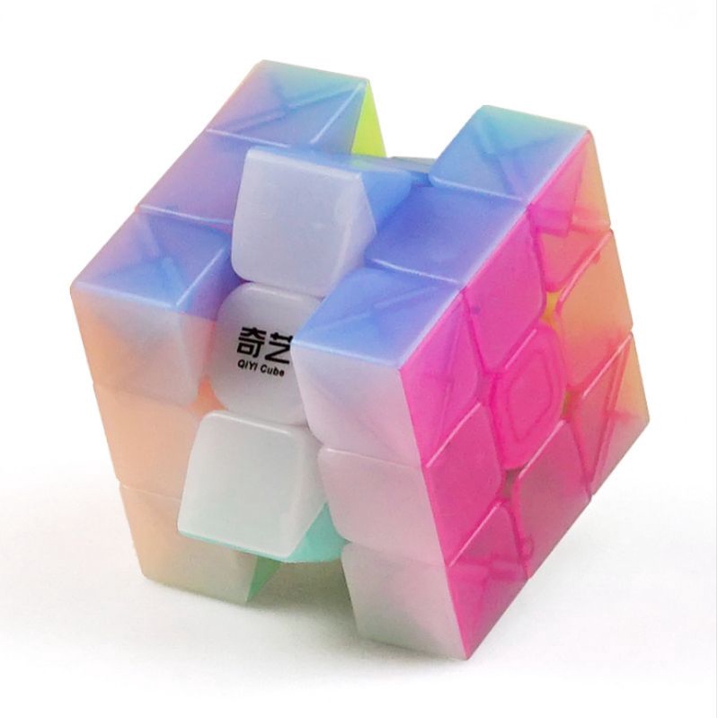 Rubik 3x3 Qiyi Warrior W 3x3 Transparent Jelly Version ORIGINAL