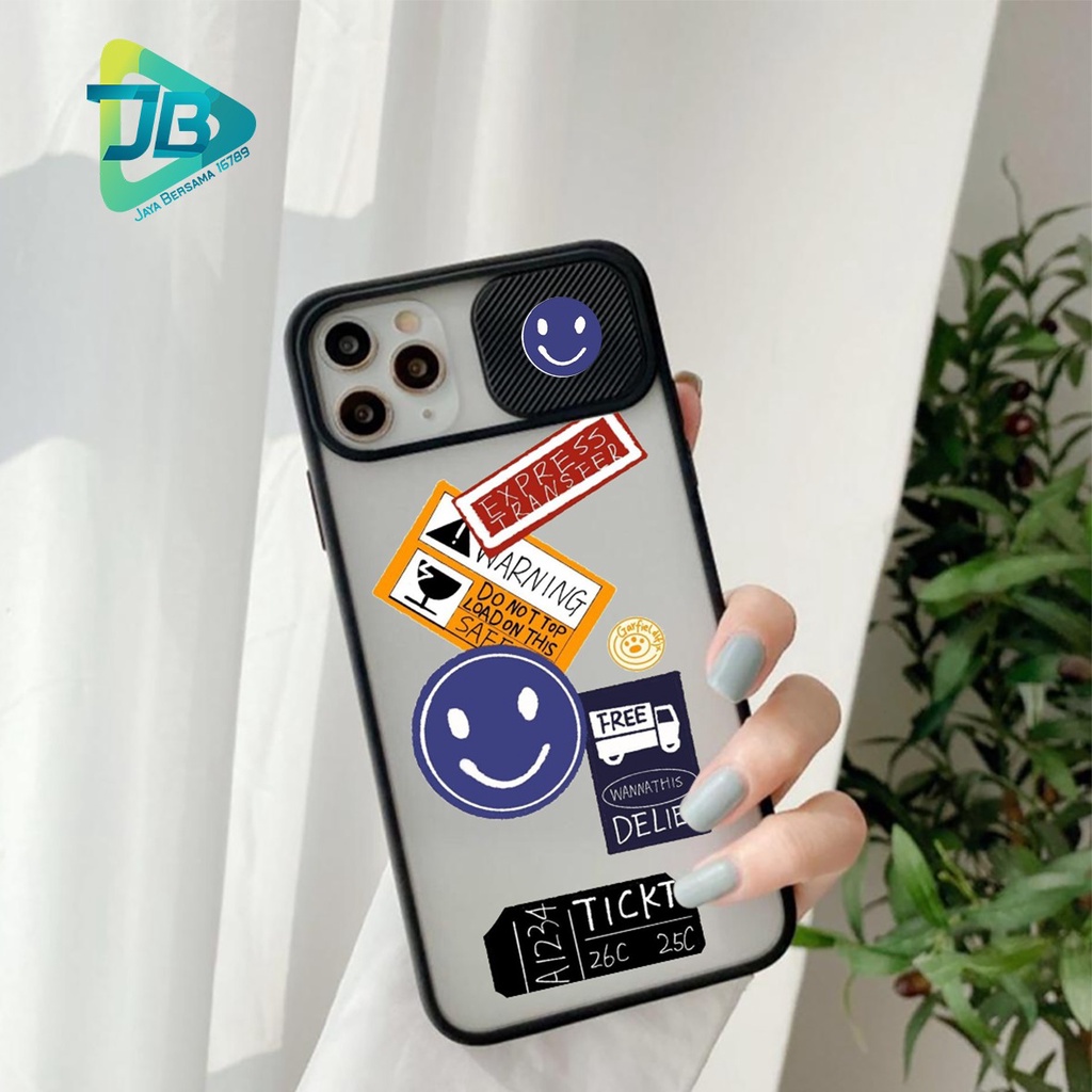 SOFTCASE SLIDE KAMERA SMILE OPPO VIVO SAMSUNG XIAOMI REALME IPHONE ALL TYPE JB4957