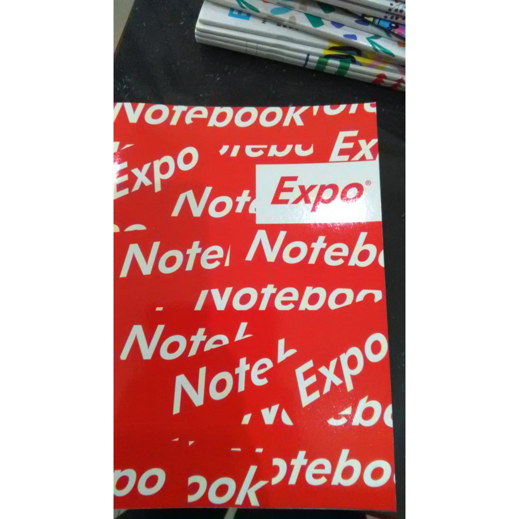 BUKU TULIS BOXY LOCOMOTIF 42 LEMBAR CAMPUS WARNA MOTIF BERGARIS LUSIN ECER GROSIR EXPO NOTEBOOK-Notebook Red