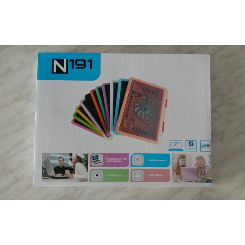 Cooling Pad Notebook N191 / Cooling Fan Pad N 191 / Big Fan Cooling Pad