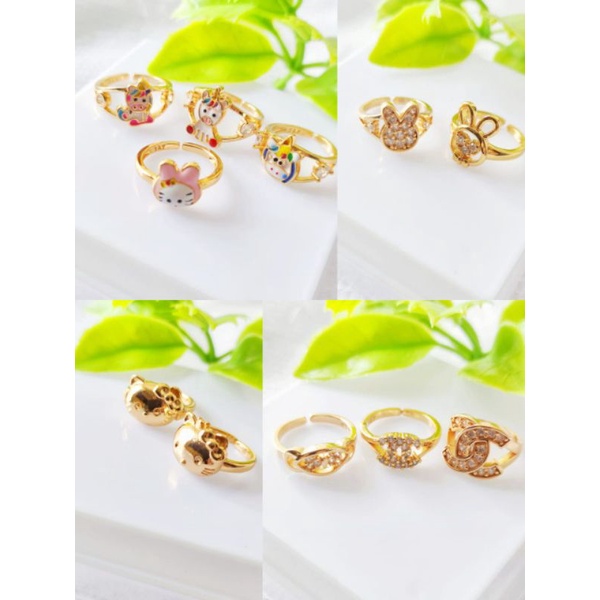 Cincin Xuping Anak Cincin Xuping Permata Anak Warna Emas