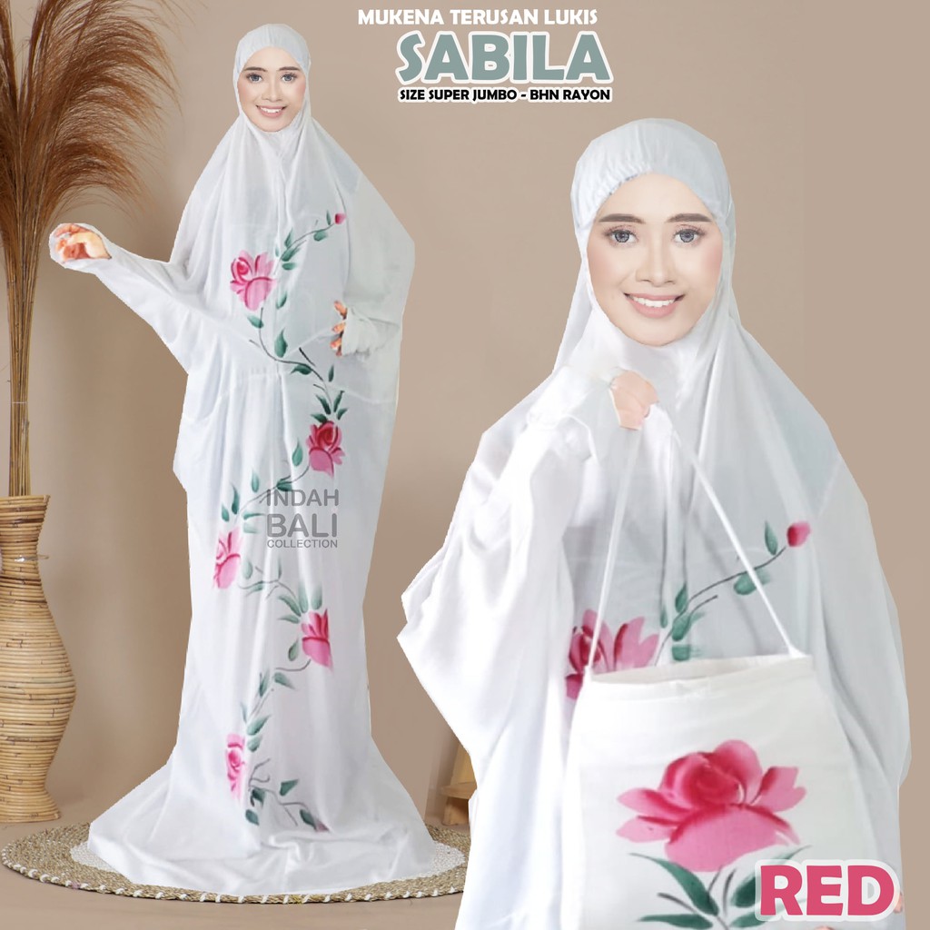 mukena Abaya Rose Lukis