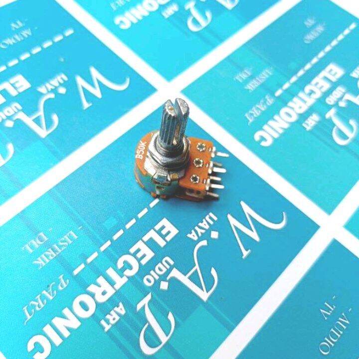 1 BUAH Potensio 50k Stereo Murah (Tanpa CT)