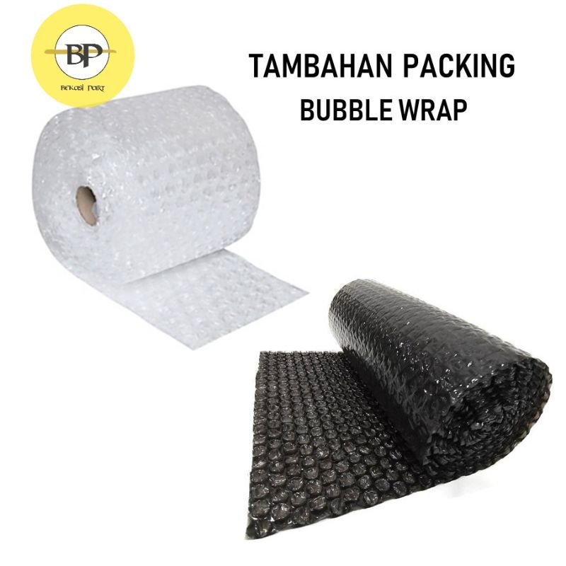 

Packing Tambahan Bubble Wrap Pengiriman Extra Aman